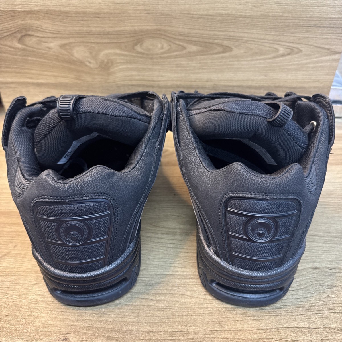 Osiris D3 OG Shoes Mens Size 12 Triple Black Skateboarding Chunky