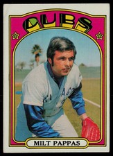 Milt Pappas 1972 Topps #208 JM