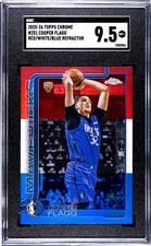 2025-26 Topps Chrome - Cooper Flagg #251 Red White & Blue Refractor (RC) sgc 9.5
