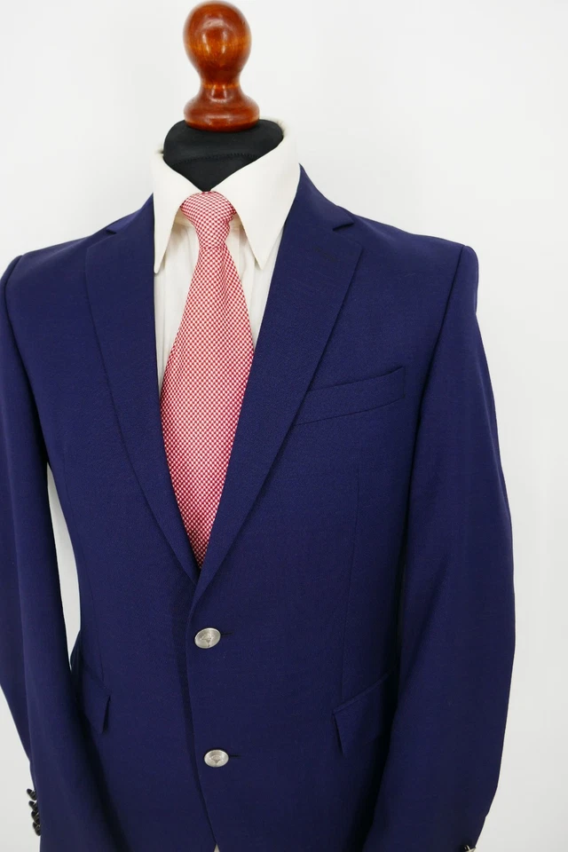 Joop Club Blazer Sakko Gr.46 100% Schurwolle Dunkel Blau Blue Label Top Zustand - Bild 4 von 4