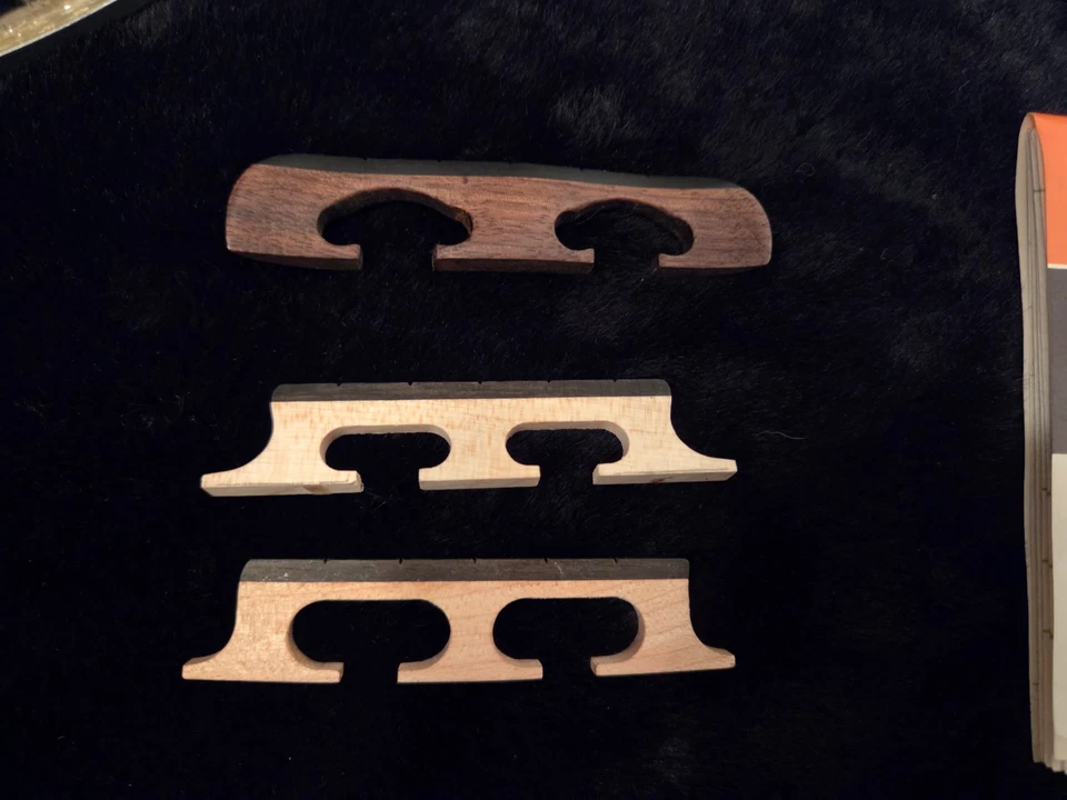 Used Banjo Heads Bridges and Vintage Vega Strings - Image 2 of 4