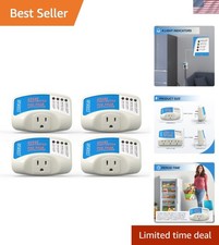 Single Outlet Surge Protector - 4 Pack with LED Indicators for Home Electronics