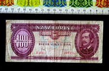 ( USA) , Hungary   Banknote , 100 Forint , Year : 1984 .