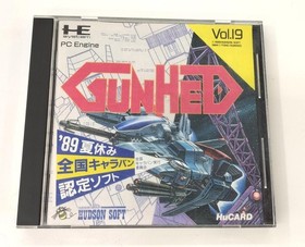 Hudson Gun Head PC Engine Game with Manual Used, Slight Wear and Toning