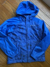 Columbia Blue Rain Jacket S Small 8 Nylon EUC Youth Boys