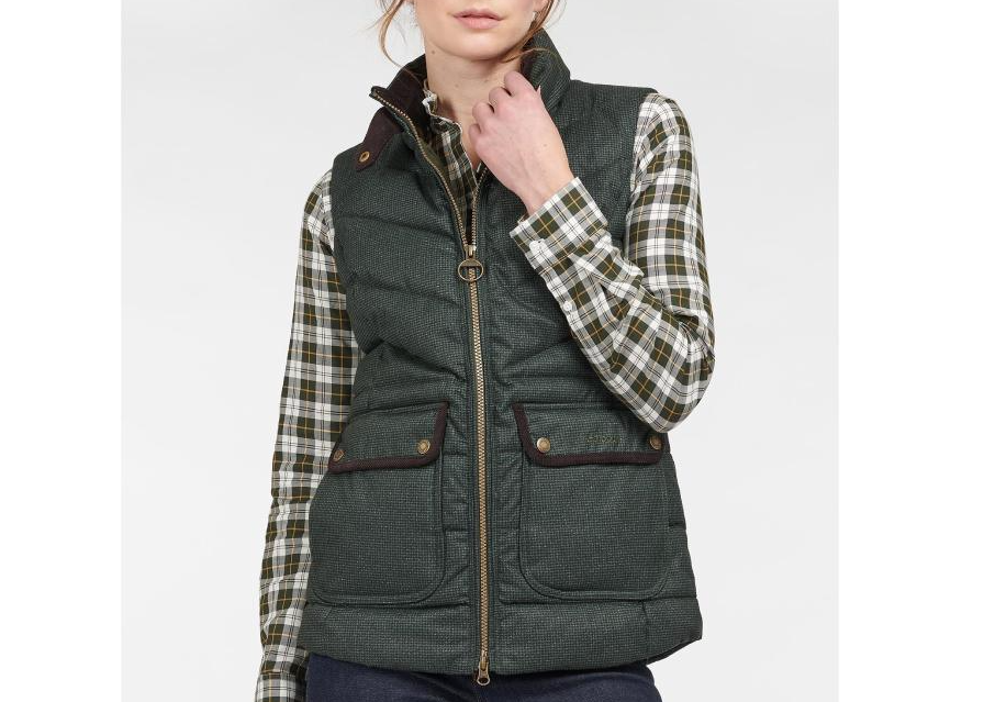 BARBOUR Whernside Quilted Vest / Gilet in Olive MSRP$280 British