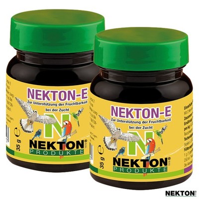 NEKTON-E 2x 35g Vitamin-E-Präparat zur Zucht für Vögel & Reptilien