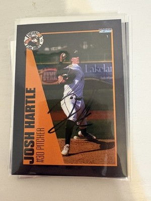 Josh Hartle Autographed 2025 Lake County Captains Choice #6 Card