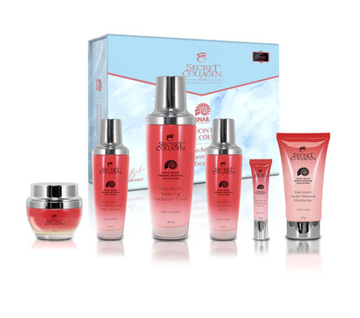 Secret Collagen Snail Mucin Renewal Collection Skin Care Set - NIB Sealed
