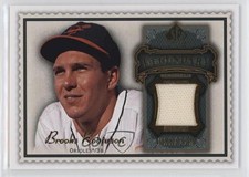 2009 SP Legendary Cuts Memorabilia Olive Green /125 Brooks Robinson HOF 7xr