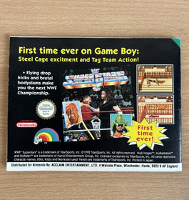 WWF Wrestlemania Steelcage Challenge gioco Nintendo NES con manuale PAL