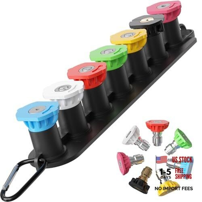 #ad Pressure Washer Nozzle Tips Set 1 4 Inch Quick Connect High Pressure Up to $24.34
