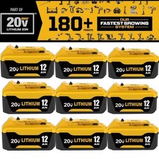 2 10Pack 12.0AH For DeWalt 20V 20 Volt Max XR Lithium Battery DCB206-2 DCB205-2