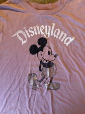 Disneyland Mickey Mouse Pink Crop Sweater Ladies Size 3X Long Sleeve