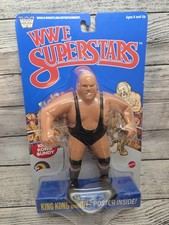 LJN WWE Superstars Series 2 King Kong Bundy 8” Blue Card Retro Figure – IN HAND