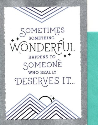 Congratulations On Your Success Way To Go You Deserve It Hallmark Greeting Card