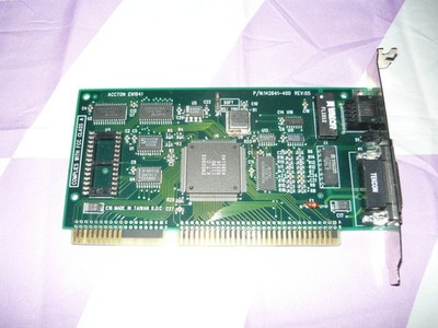 Vintage Accton EN1641 ISA Ethernet Network Card 10BaseT Used