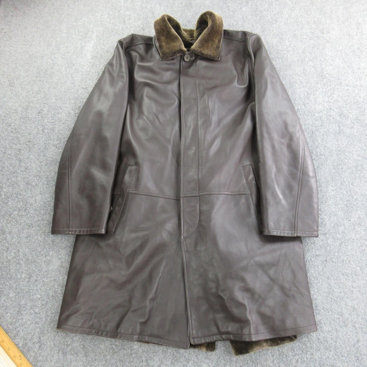Ermenegildo Zegna Coat Leather Outer Shell Coats, Jackets & Vests