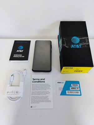 Samsung Galaxy A13 A136U 5G Phone 64GB AT&T Only Locked Smartphone Black