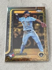 2025 Topps Gilded - Andres Gimenez #53 Gold Refractor /99