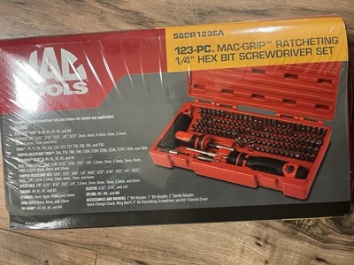MAC TOOLS SBDR123SA: 123-piece Mac-Grip Ratcheting 1/4