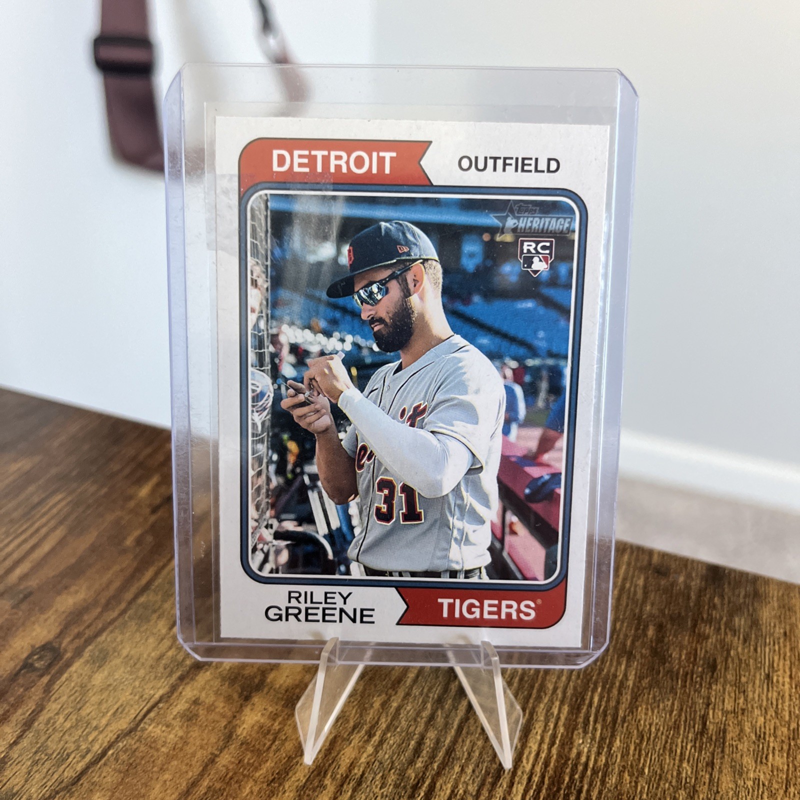 2023 Topps Heritage - SP - Image Variation Riley Greene #48 (RC)