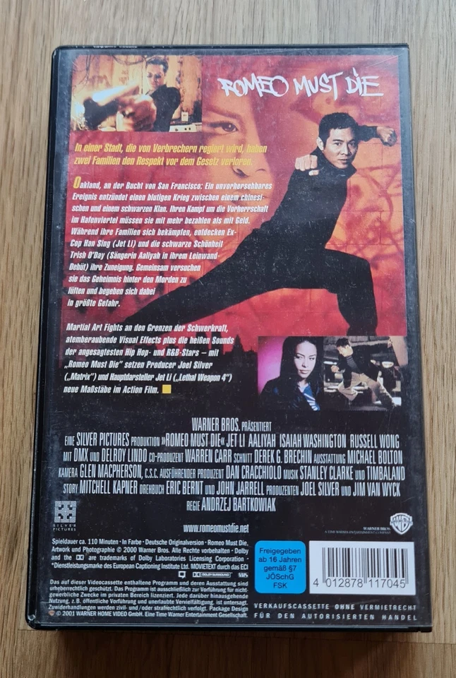 Romeo Must Die | VHS | FSK16 | 111Min. | 2000 | Warner - Bild 2 von 3