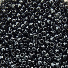 15/0 TOHO ROUND Metallic Hematite Seed Bead 8g