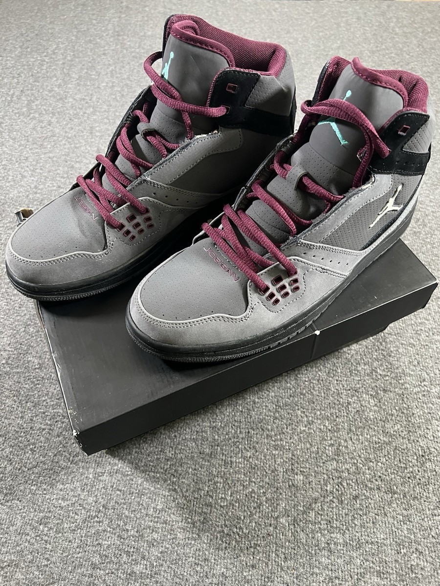Jordan 1 Flight Black Cement Grey Sz Men’s US 11 Summer School Basketball Kicks Jordan 1 Flight Black - 372704-010 for Sale | Authenticity  main image 4