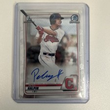 Petey Halpin Bowman Chrome 2020 Auto