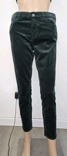 Loft Modern Skinny Corduroy Dark Green Pants Size 29/8