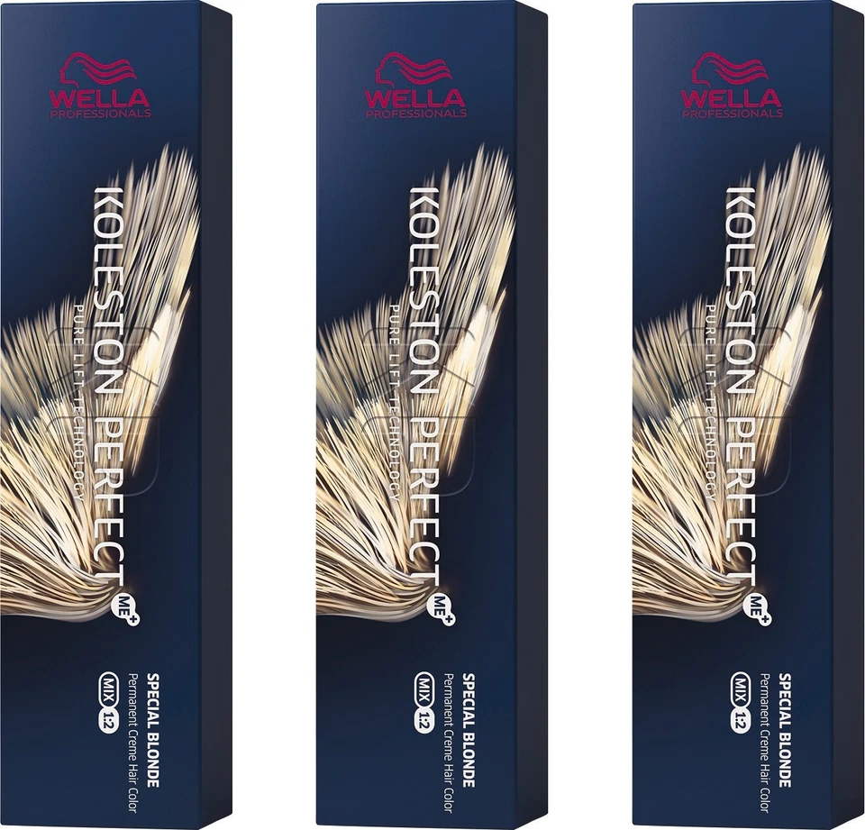 Wella Koleston Perfect Me+ Special Blonde 12/81 Perl - Asch 3x60 ml