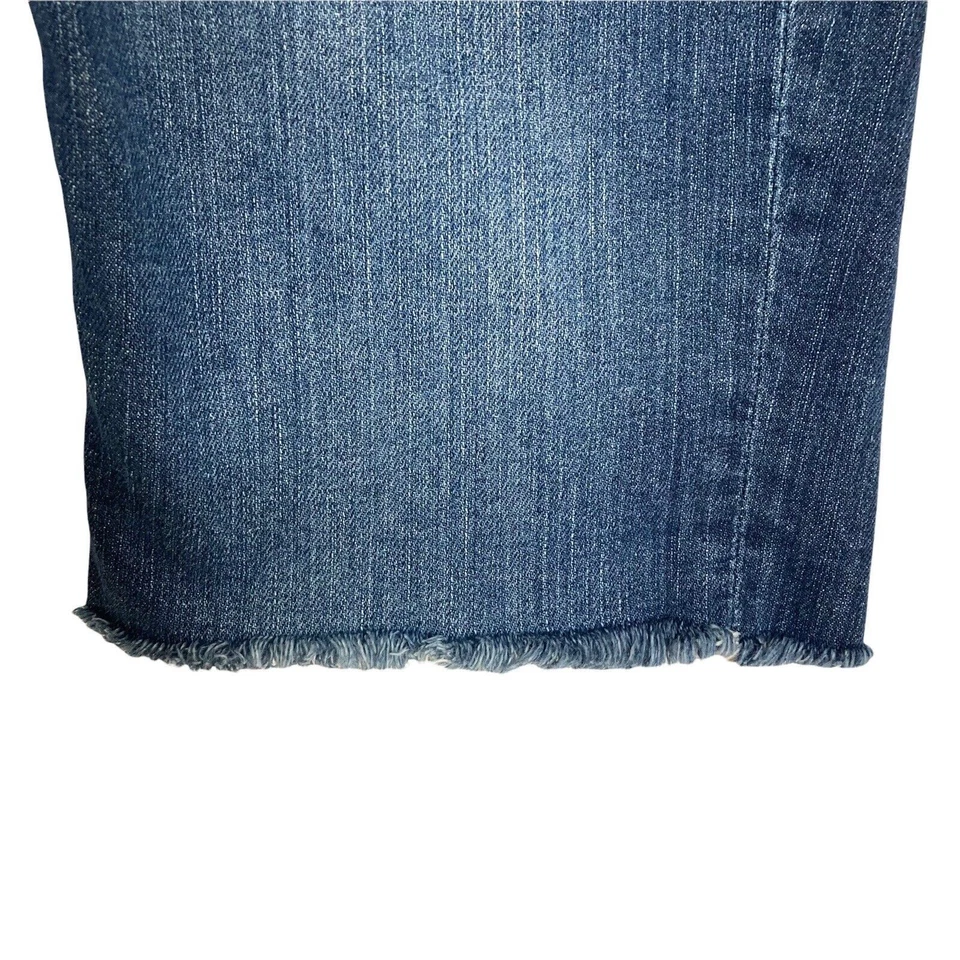 Abercrombie & Fitch Pantalones Cortos Bermudas Mujer 0 Lavado Oscuro Elástico Foto 4 de 4