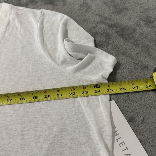 Athleta Size 2XL Breezy Scoop V-Neck Tee in White NWT $49 MSRP - Picture 6 of 7