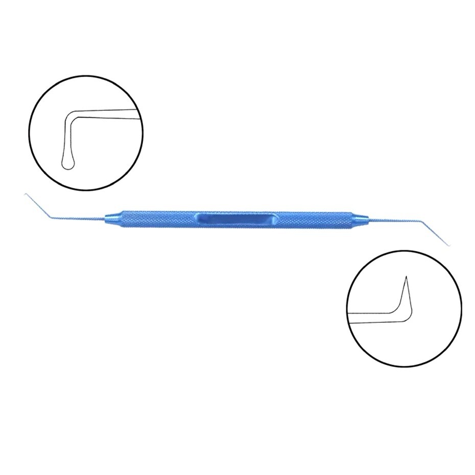 nice titanium double ended chopper ophthalmic eye surgical instrument ...