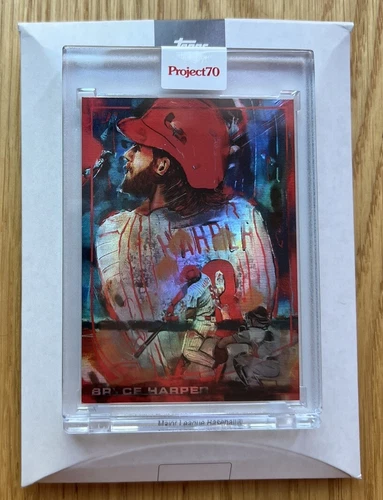 2021 Topps Project 70 Card #768 Bryce Harper 2013 Andrew Thiele Foil 37/70