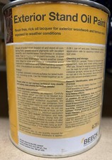 Beeck Natural Breathable Exterior Stand Oil Paint White 750ml