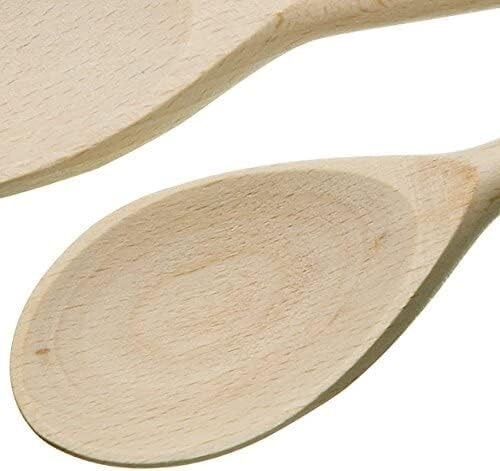 5x Wooden Spoon Set Cooking Beaking Mixing Utensils Set - Picture 2 of 7