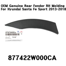 Moldura de guardabarros trasero derecho OEM 877422W000CA para Hyundai Santa Fe Sport 2013-2018