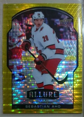 Sebastian Aho Yellow Taxi - Carolina Hurricanes - Upper Deck Allure 2020-21 #56