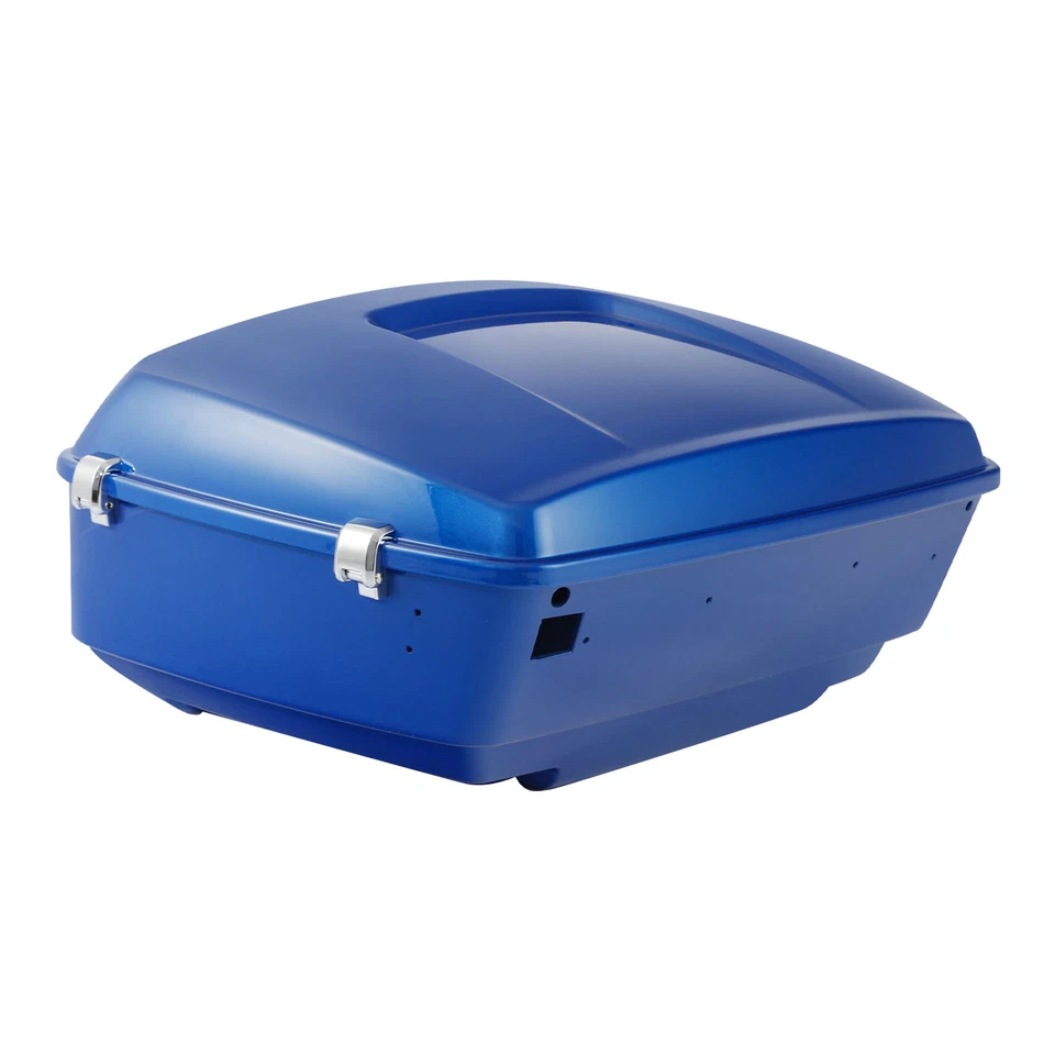 Almohadilla de maletero King apta para Harley Touring Street Glide 2014-2025 azul eléctrico Foto 4 de 4