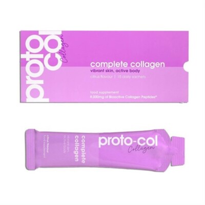 PROTO-COL COMPLETE Collagen 8000mg 15 Citrus Flavour Sachets Food Supplement