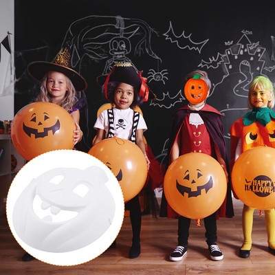 4 Pcs DIY- Halloween- Halloween-Kürbismasken Beängstigende