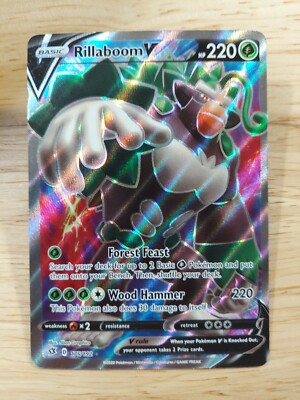 rillaboom v pokemon card price Amazon.com: Rillaboom Vmax 193/192 - Secret Rare main image 0
