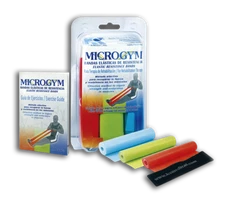 MICROGYM Elastic Fitness Resistance Bands Exercise 3 band 5 Feet Long Each