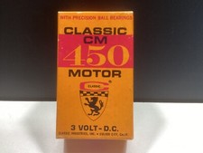 CLASSIC CM-450 Slot Car Motor with Original Box