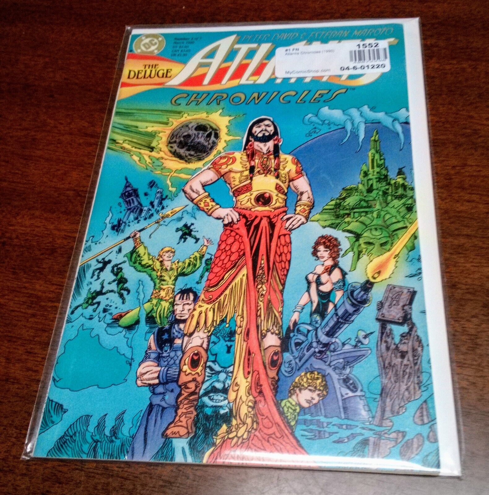 DC Comics Atlantis Chronicles #1 The Deluge March 1990 Comic Book