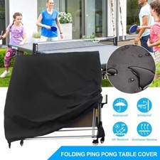 Foldable Table Tennis Dust Cover Waterproof Ping Pong Table Outdoor Protective