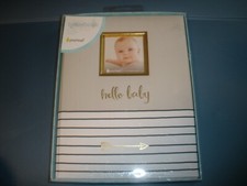 NEW Pearhead Hello Baby First 5 Years Baby Memory Book with Photo Insert