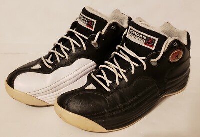 Air Jordan Jumpman Team 1 Black White 644938-002 Basketball Mens Size 9.5